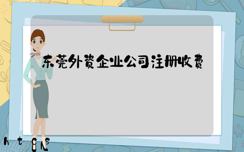 东莞外资企业公司注册收费/