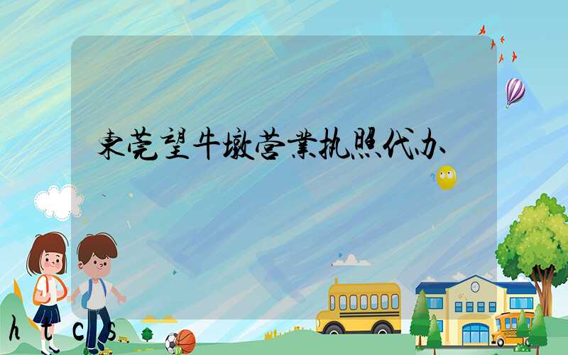 东莞望牛墩营业执照代办/