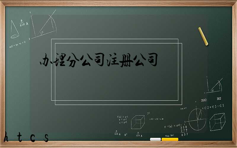 办理分公司注册公司/