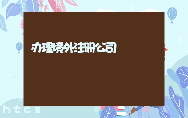 办理境外注册公司/