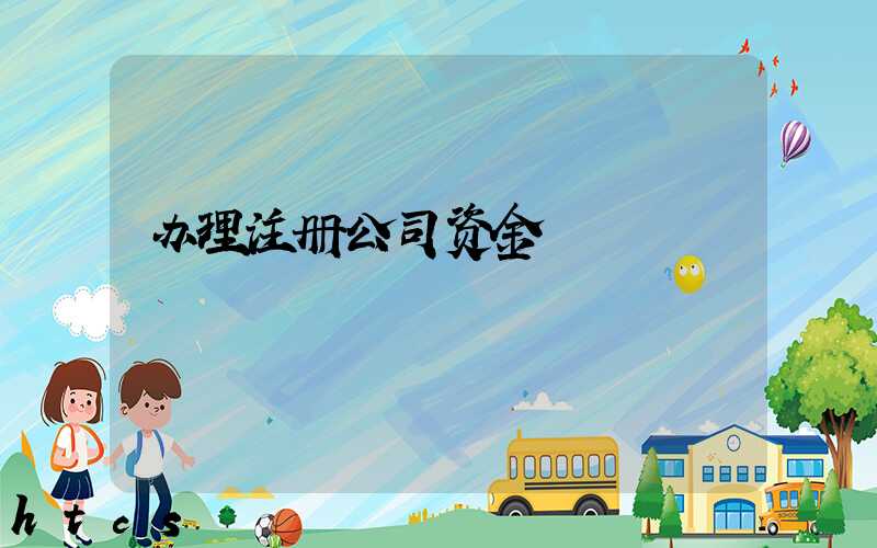 办理注册公司资金/